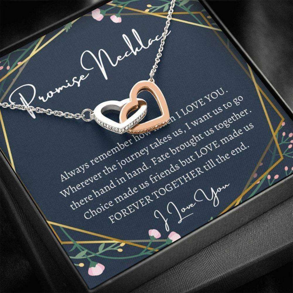 Girlfriend Necklace, Future Wife Necklace, To My Girlfriend Promise Necklace, For Couples, Gift For Girlfriend Wife Anniversary Gift For Bride Rakva