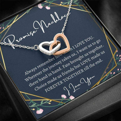 Girlfriend Necklace, Future Wife Necklace, To My Girlfriend Promise Necklace, For Couples, Gift For Girlfriend Wife Anniversary Gift For Bride Rakva