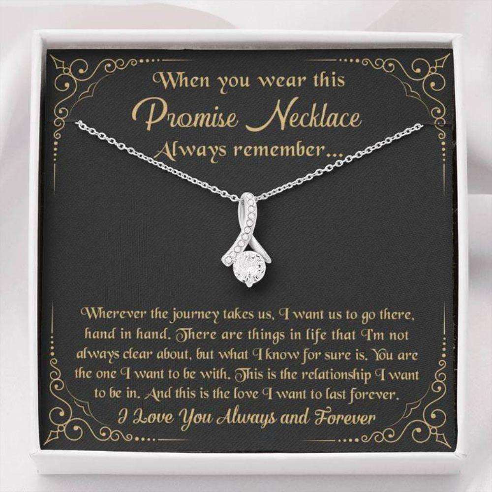 Girlfriend Necklace, Future Wife Necklace, Wife Necklace, Promise Necklace For Girlfriend From Boyfriend For Karwa Chauth Rakva