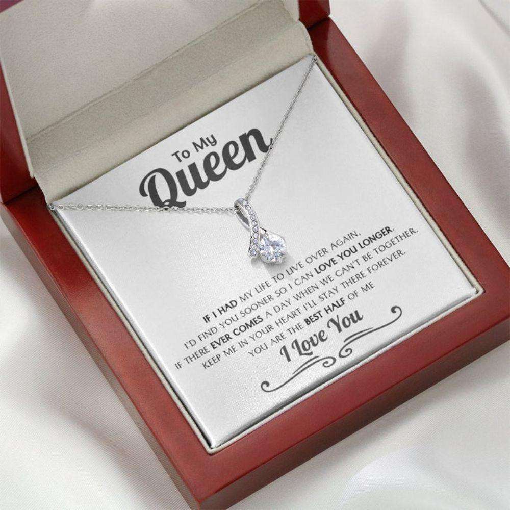 Girlfriend Necklace, Future Wife Necklace, Wife Necklace, Romantic Necklace, Gift For Her Just Because For Karwa Chauth Rakva