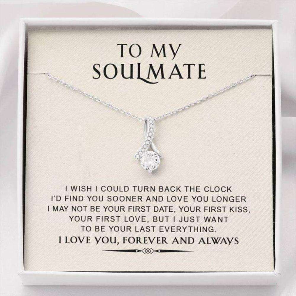 Girlfriend Necklace, Future Wife Necklace, Wife Necklace, To My Soulmate Necklace Gift For Karwa Chauth Rakva