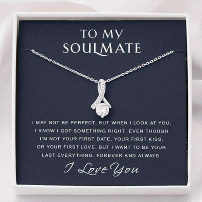 Girlfriend Necklace, Future Wife Necklace, Wife Necklace, To My Soulmate Necklace Gift “ I Got Something Right For Karwa Chauth Rakva