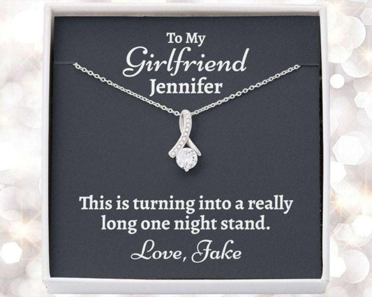 Girlfriend Necklace, Meaningful Necklace For Girlfriend, Necklace For Girlfriend Birthday, To My Girlfriend Necklace Gifts For Friend Rakva