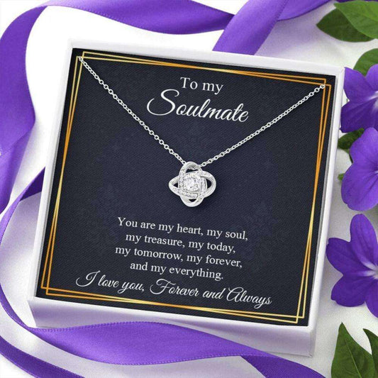 Girlfriend Necklace, Necklace For Girlfriend, Soulmate Gift, Gift For Girlfriend, Anniversary Rakva