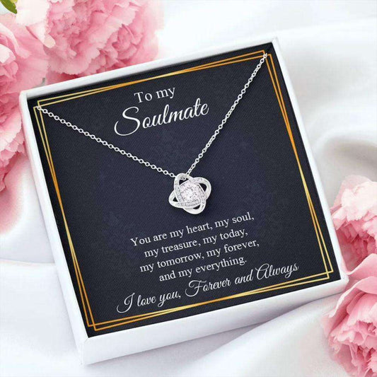 Girlfriend Necklace, Necklace For Girlfriend, Soulmate Gift, Gift For Girlfriend, Anniversary Rakva