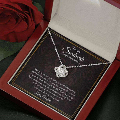Girlfriend Necklace, Necklace For Girlfriend, Soulmate Gift, Gift For Girlfriend, Anniversary Rakva