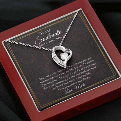 Girlfriend Necklace, Necklace For Girlfriend, Soulmate Gift, Gift For Girlfriend, Anniversary Rakva