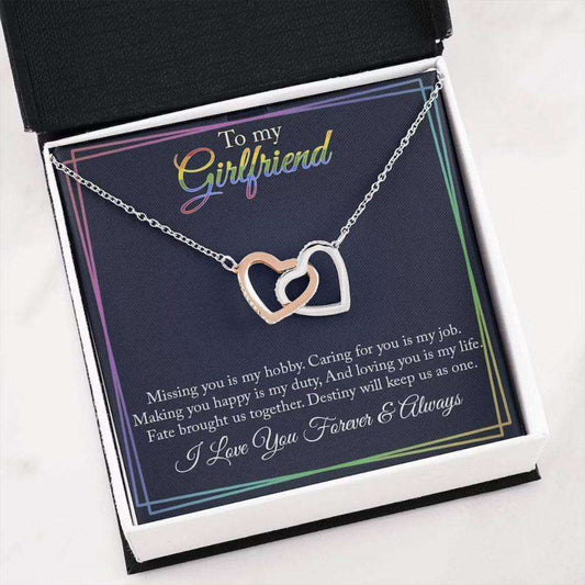 Girlfriend Necklace, Necklace For Lesbian Girlfriend, Lbgt Gift, Lbgt Necklace, Lbgt Rakva
