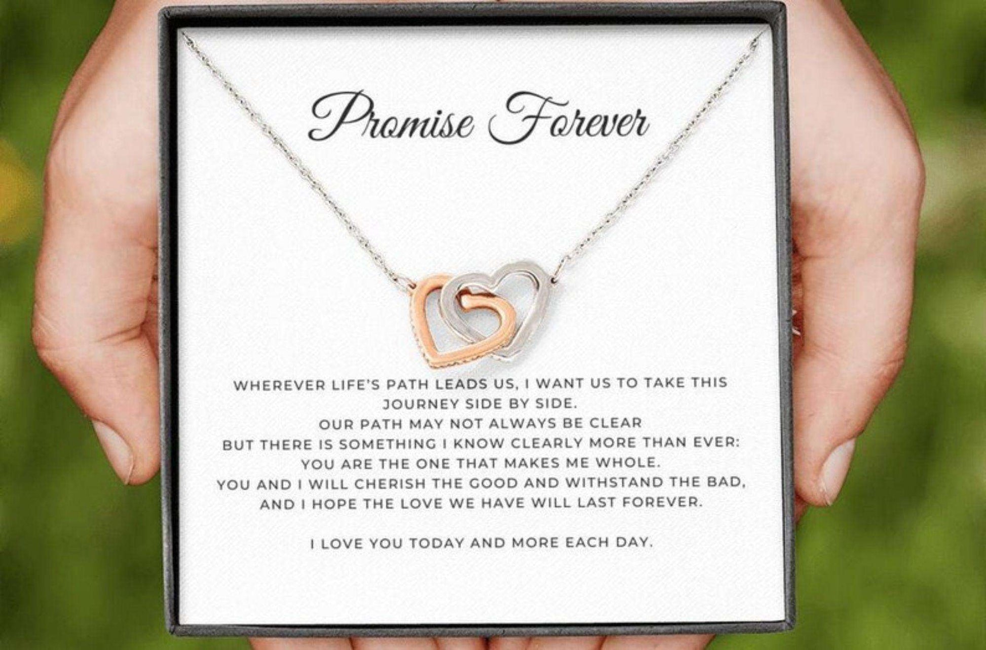 Girlfriend Necklace, Promise Necklace For Girlfriend, Valentines Day Gift For Girlfriend, Promise Gift For Girlfriend From Boyfriend Gifts For Friend Rakva