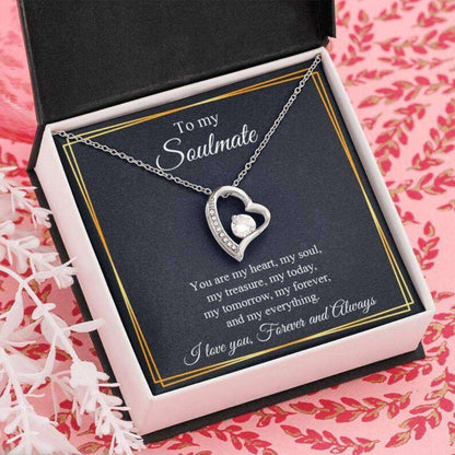Girlfriend Necklace, Soulmate Gift Necklace, Necklace For Girlfriend, Gift For Girlfriend Anniversary Gifts For Friend Rakva
