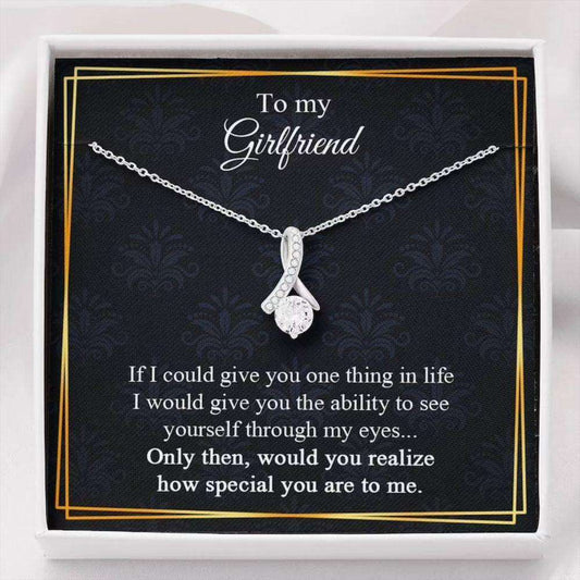 Girlfriend Necklace, To My Girlfriend Necklace, Gift For Her, Necklace For Girlfriend, Valentine Gift Rakva
