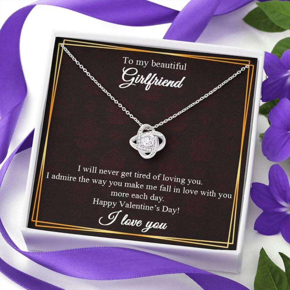 Girlfriend Necklace, To My Girlfriend Necklace, Gift For Her, Necklace For Girlfriend, Valentine Gift Rakva