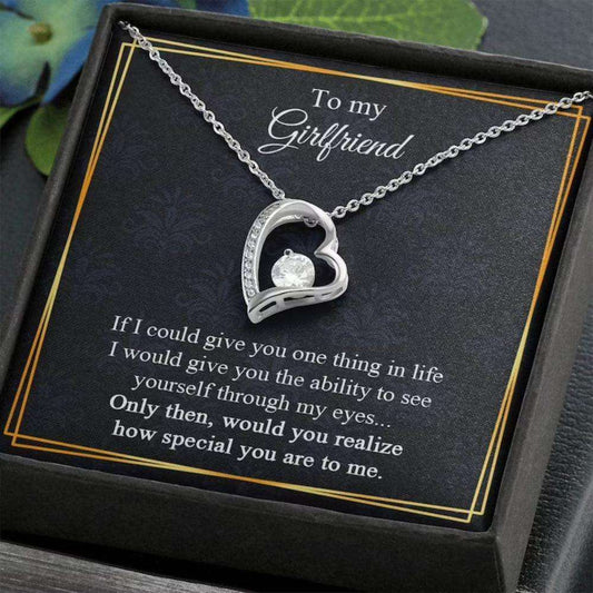 Girlfriend Necklace, To My Girlfriend Necklace, Gift For Her, Necklace For Girlfriend, Valentine Gift Rakva