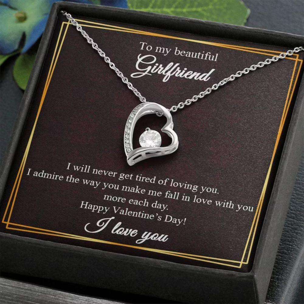 Girlfriend Necklace, To My Girlfriend Necklace, Gift For Her, Necklace For Girlfriend, Valentine Gift Rakva