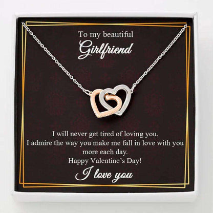 Girlfriend Necklace, To My Girlfriend Necklace, Gift For Her, Necklace For Girlfriend, Valentine Gift Rakva