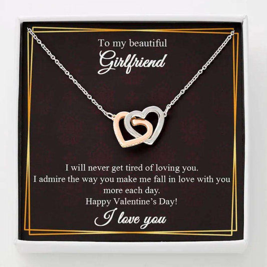 Girlfriend Necklace, To My Girlfriend Necklace, Gift For Her, Necklace For Girlfriend, Valentine Gift Rakva