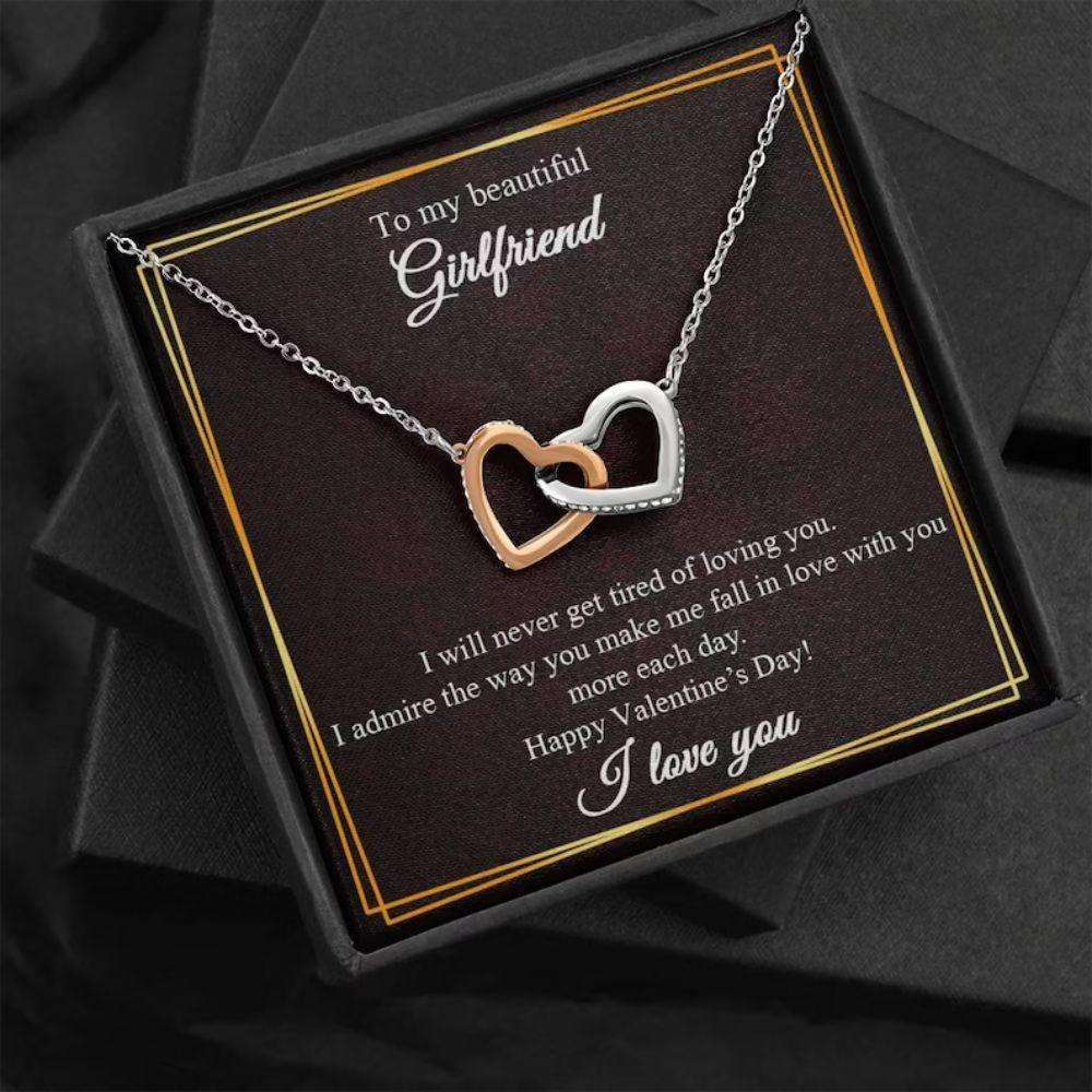 Girlfriend Necklace, To My Girlfriend Necklace, Gift For Her, Necklace For Girlfriend, Valentine Gift Rakva