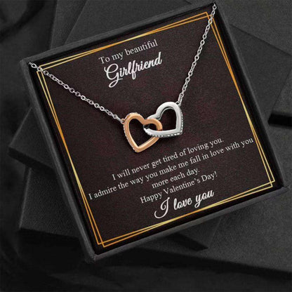 Girlfriend Necklace, To My Girlfriend Necklace, Gift For Her, Necklace For Girlfriend, Valentine Gift Rakva