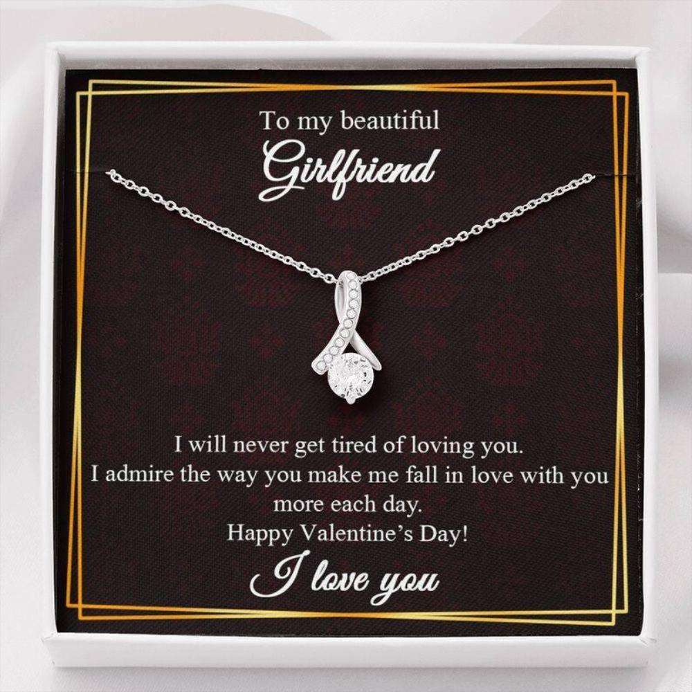 Girlfriend Necklace, To My Girlfriend Necklace, Gift For Her, Necklace For Girlfriend, Valentine Gift Rakva