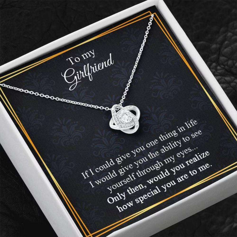 Girlfriend Necklace, To My Girlfriend Necklace, Gift For Her, Necklace For Girlfriend, Valentine Gift Rakva
