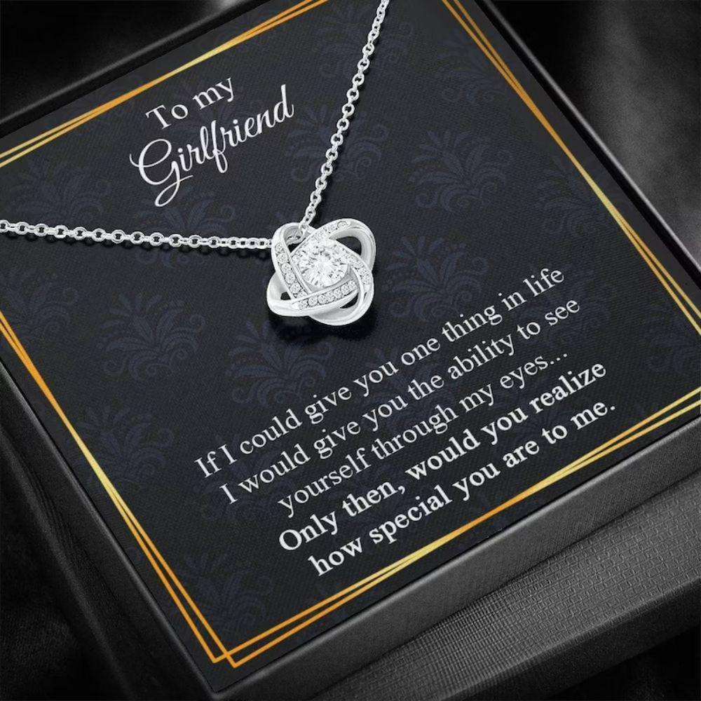 Girlfriend Necklace, To My Girlfriend Necklace, Gift For Her, Necklace For Girlfriend, Valentine Gift Rakva