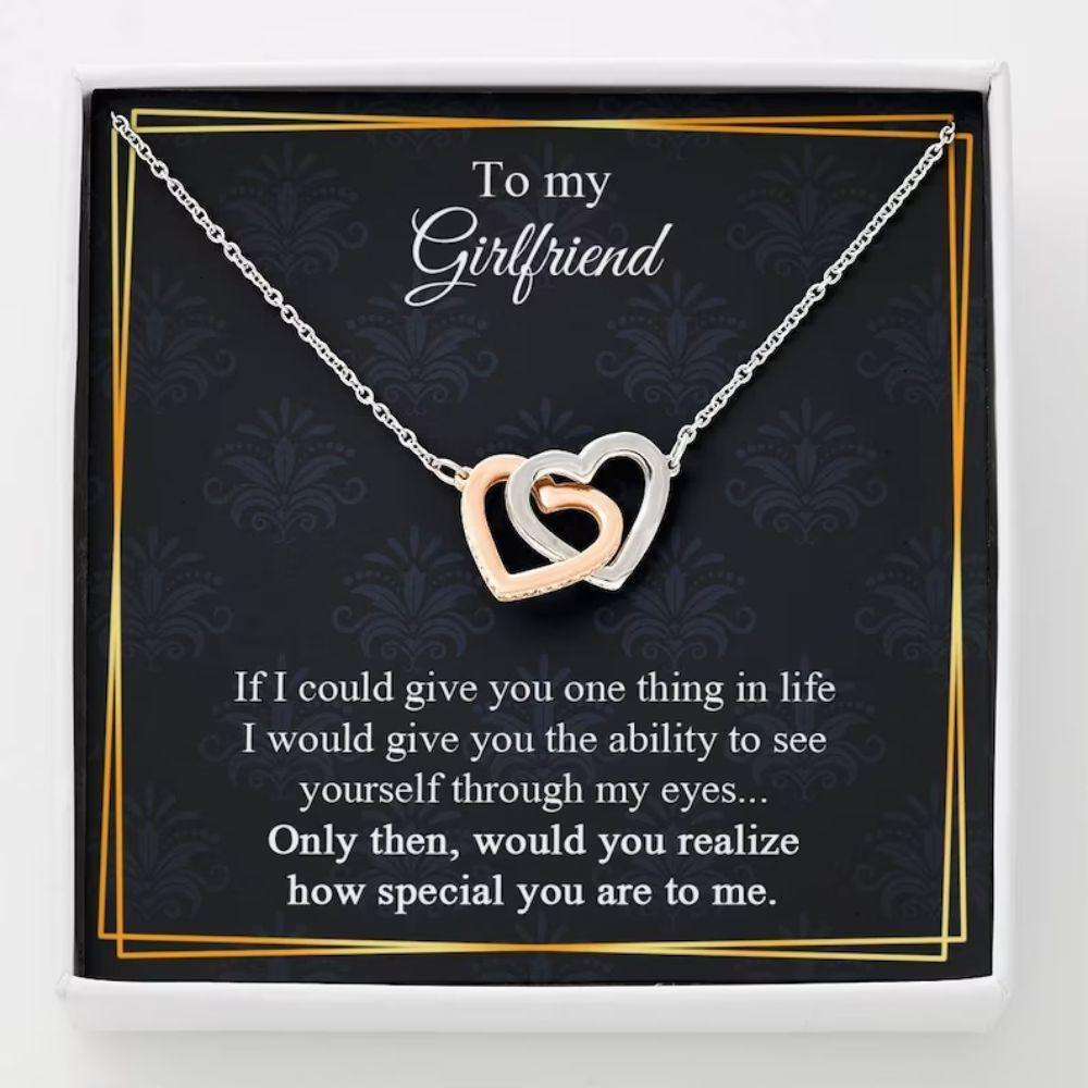 Girlfriend Necklace, To My Girlfriend Necklace Gift, Gift For Her, Necklace For Girlfriend, Valentine Gift Rakva