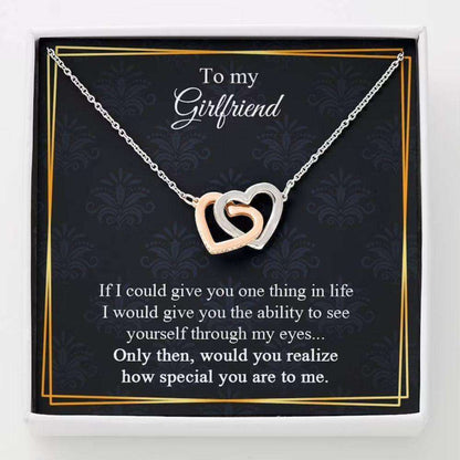 Girlfriend Necklace, To My Girlfriend Necklace Gift, Gift For Her, Necklace For Girlfriend, Valentine Gift Rakva