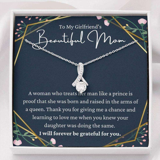 Girlfriend Necklace, To My Girlfriend’S Mom Necklace, Gift For Girlfriend’S Mom, Girlfriend Family Rakva