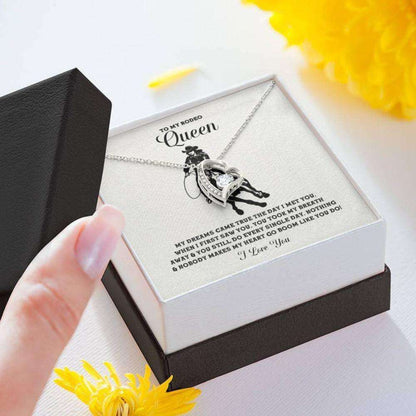 Girlfriend Necklace, To My Rodeo Queen Necklace “ Birthday Gift For Rodeo Girlfriend Gifts For Friend Rakva