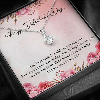 Girlfriend Necklace, Valentine Day Gift For Girlfriend Necklace “ Necklace With Gift Box For Karwa Chauth Rakva