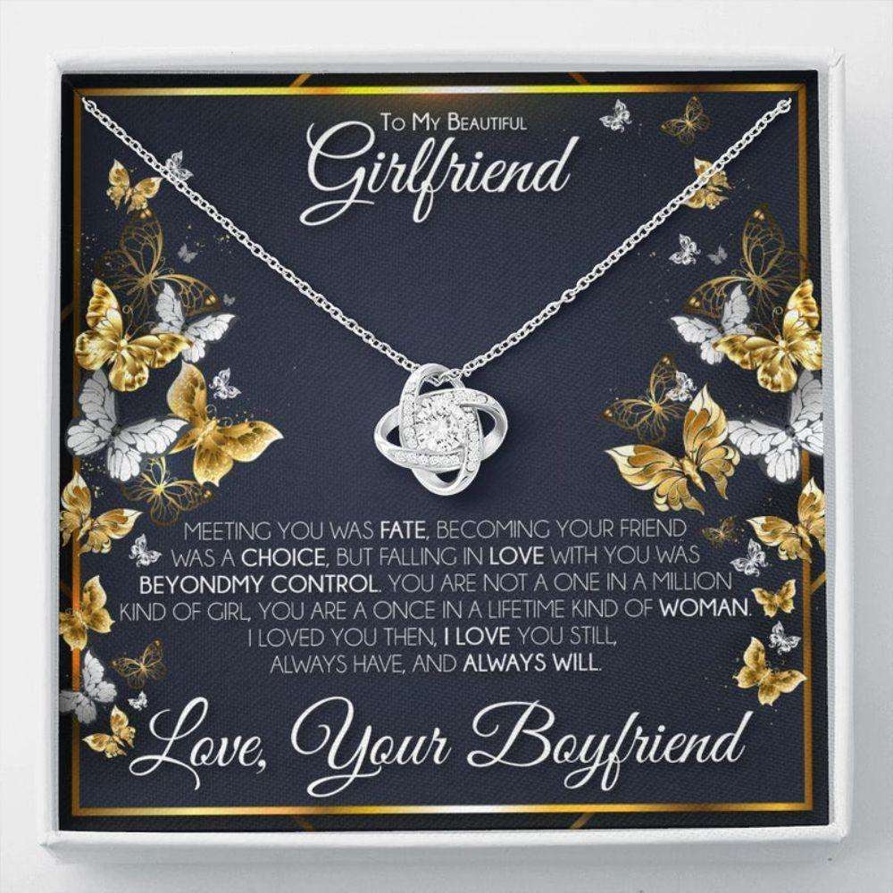 Girlfriend Necklace, Valentine’S Day Necklace Gift For Girlfriend From Boyfriend, Promise Necklace Gift For Fiance Gifts For Friend Rakva