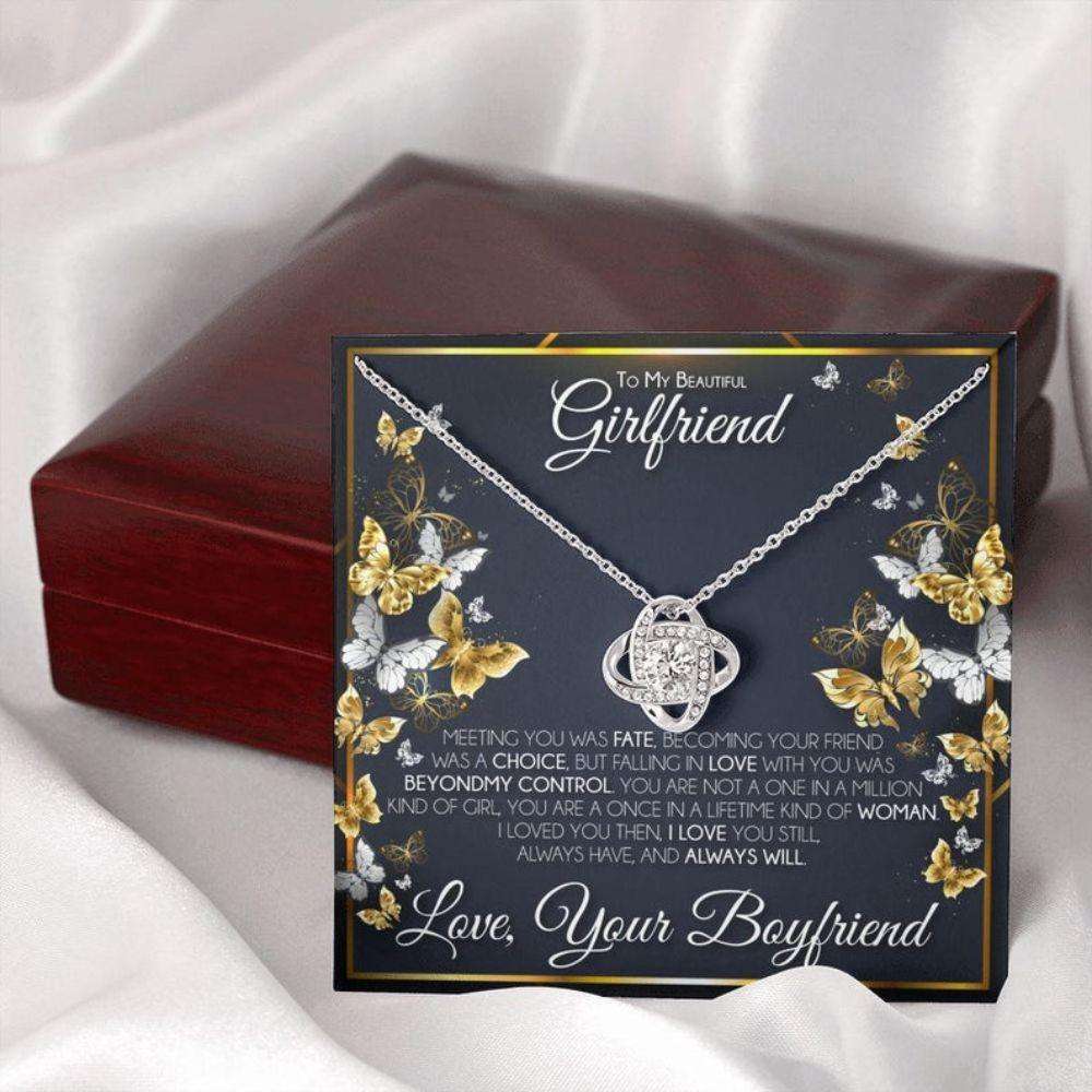 Girlfriend Necklace, Valentine’S Day Necklace Gift For Girlfriend From Boyfriend, Promise Necklace Gift For Fiance Gifts For Friend Rakva