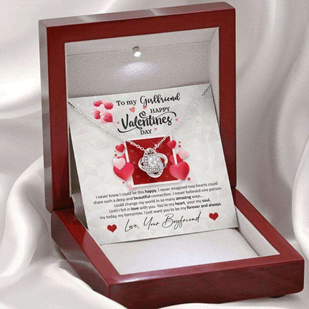 Girlfriend Necklace, Valentine’S Day Necklace Gift For Girlfriend From Boyfriend, Promise Necklace Gift For Fiance Gifts For Friend Rakva