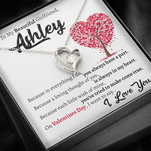 Girlfriend Necklace, Valentines Necklaces For Girlfriend, Valentine’S Day Necklace Gift For Her, Valentines Day Necklace For New Girlfriend Gifts For Friend Rakva