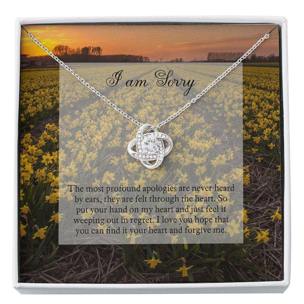 Girlfriend Necklace, Wife Necklace, Apology Gift For Her, Forgiveness Gift, Sorry Gift For Wife, For Girlfriend, Gift To Say Your Sorry For Karwa Chauth Rakva