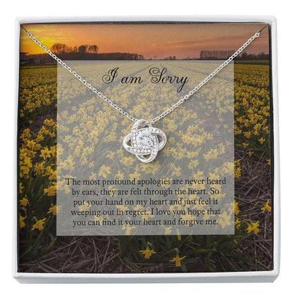 Girlfriend Necklace, Wife Necklace, Apology Gift For Her, Forgiveness Gift, Sorry Gift For Wife, For Girlfriend, Gift To Say Your Sorry For Karwa Chauth Rakva