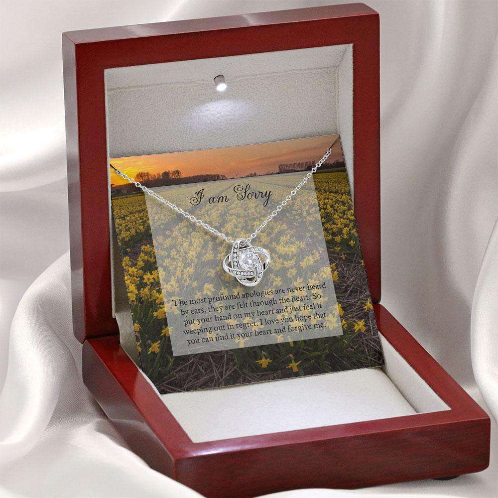 Girlfriend Necklace, Wife Necklace, Apology Gift For Her, Forgiveness Gift, Sorry Gift For Wife, For Girlfriend, Gift To Say Your Sorry For Karwa Chauth Rakva