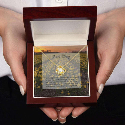 Girlfriend Necklace, Wife Necklace, Apology Gift For Her, Forgiveness Gift, Sorry Gift For Wife, For Girlfriend, Gift To Say Your Sorry For Karwa Chauth Rakva