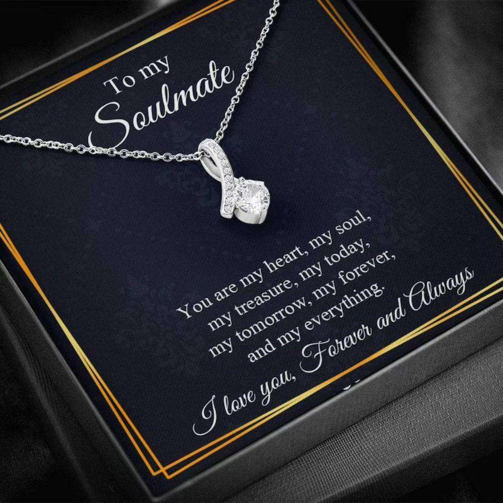 Girlfriend Necklace, Wife Necklace, Necklace For Girlfriend, Soulmate Gift, Gift For Girlfriend, Anniversary Rakva