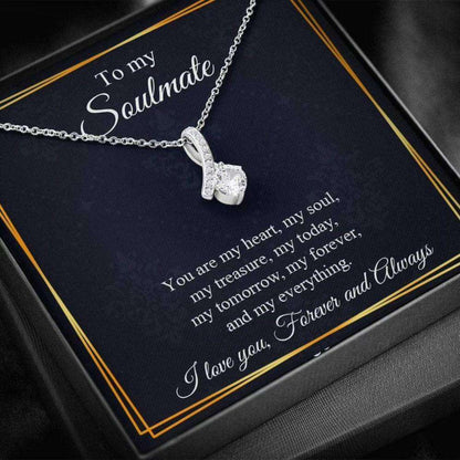 Girlfriend Necklace, Wife Necklace, Necklace For Girlfriend, Soulmate Gift, Gift For Girlfriend, Anniversary Rakva