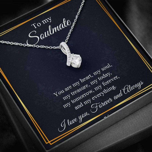 Girlfriend Necklace, Wife Necklace, Necklace For Girlfriend, Soulmate Gift, Gift For Girlfriend, Anniversary Rakva