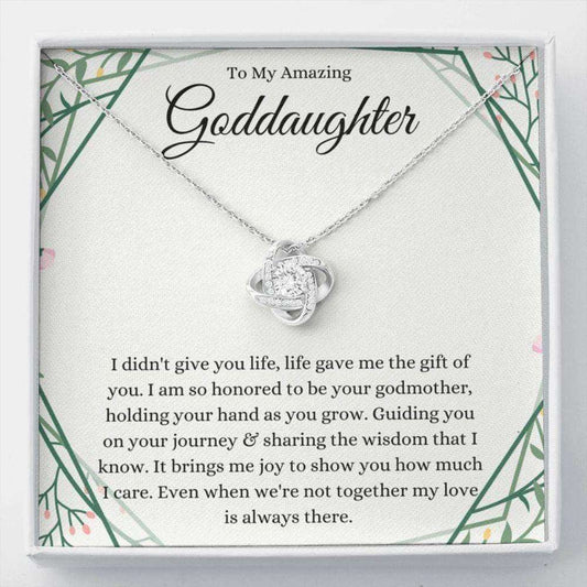 Goddaughter Necklace Gifts From Godmother, Baptism Gift, First Communion Gift For Girls Gifts For Daughter Rakva