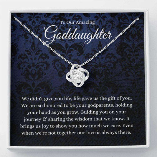Goddaughter Necklace Gifts From Godparents, Baptism Gift, First Communion Gift For Girls Gifts For Daughter Rakva