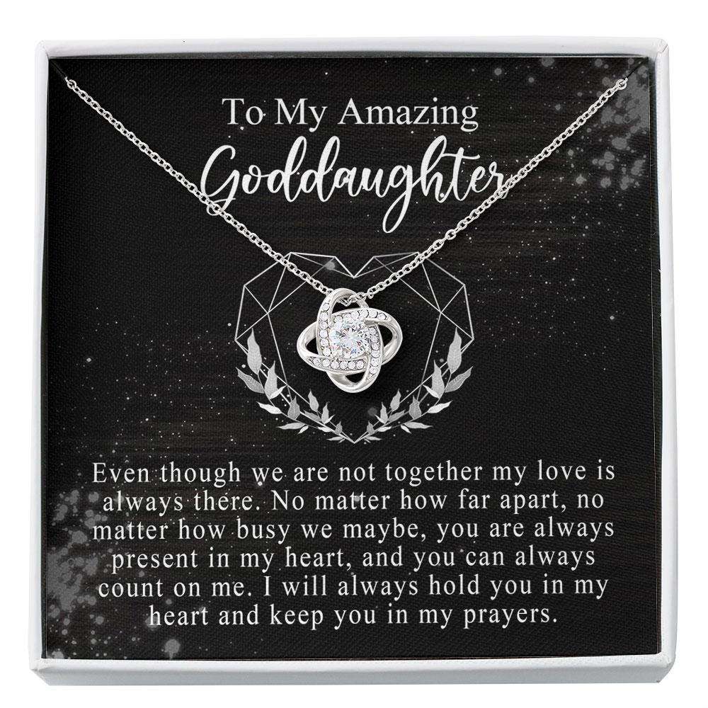 Goddaughter Necklace, To My Goddaughter Gift From Godmother Necklace Gift For Baptism, Confirmation, Graduation Birthday Custom Necklace Gifts For Daughter Rakva