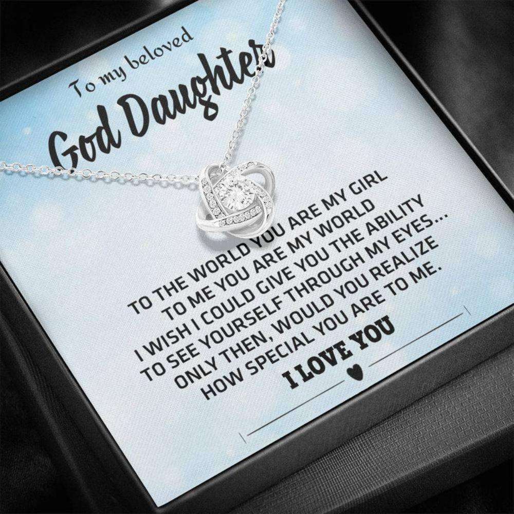 Goddaughter Necklace, To My Goddaughter Necklace, Gift For Goddaughter From Godparents, Goddaughter Birthday, Christmas Necklace Gifts For Daughter Rakva