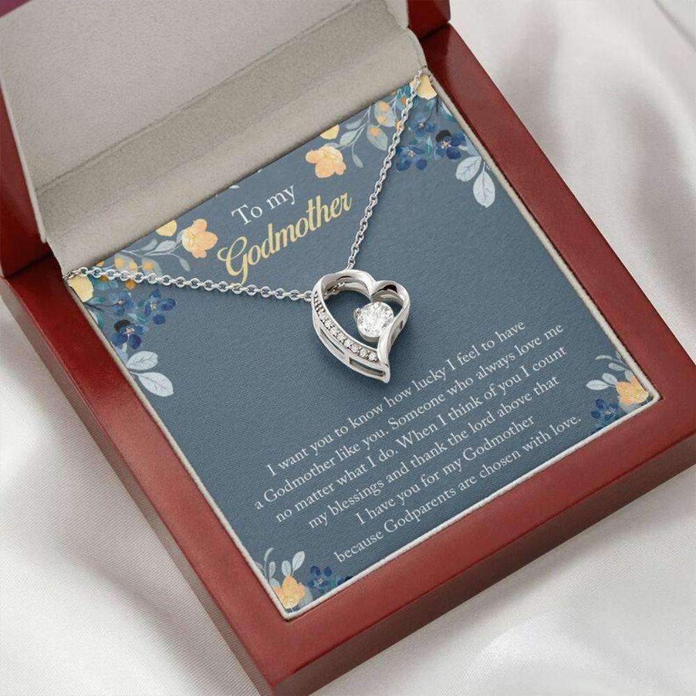 Godmother Necklace, Necklace For Godmother, Godmother Gift, Thank You Gift For Godmother Rakva