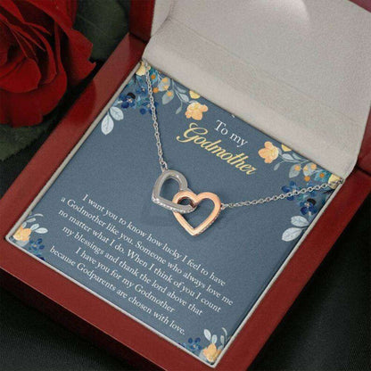 Godmother Necklace, Necklace For Godmother, Godmother Gift, Thank You Gift For Godmother Rakva