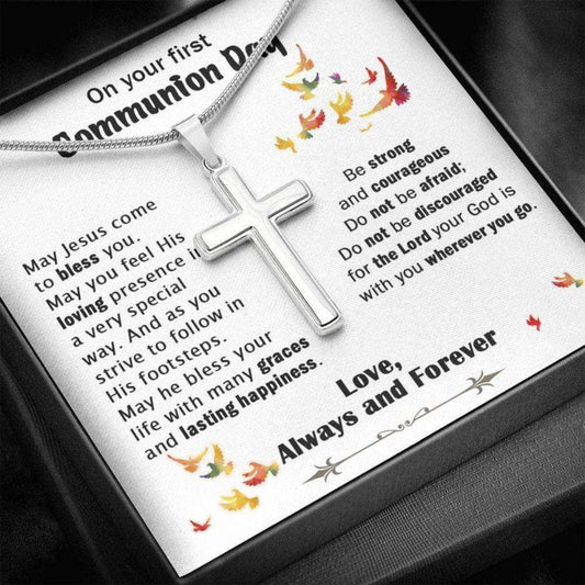 Godson Necklace, First Communion Gift For Boy, Christian Gift Necklace, 1St Communion Gift For Boy, Baptism Gift, Godson Gift Gifts For Goddaughter / Godson Necklace Rakva