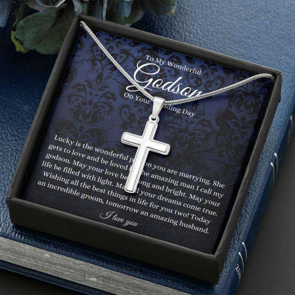 Godson Necklace, Godson Wedding Day Gift, To Groom On Your Wedding Day Necklace Gift From Godmother/Godfather Gifts For Goddaughter / Godson Necklace Rakva
