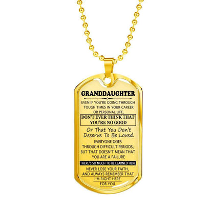 Granddaughter Dog Tag, Custom Picture Dog Tag For Granddaughter: Gift For Granddaughter Dog Tag-17 Gifts For Daughter Rakva